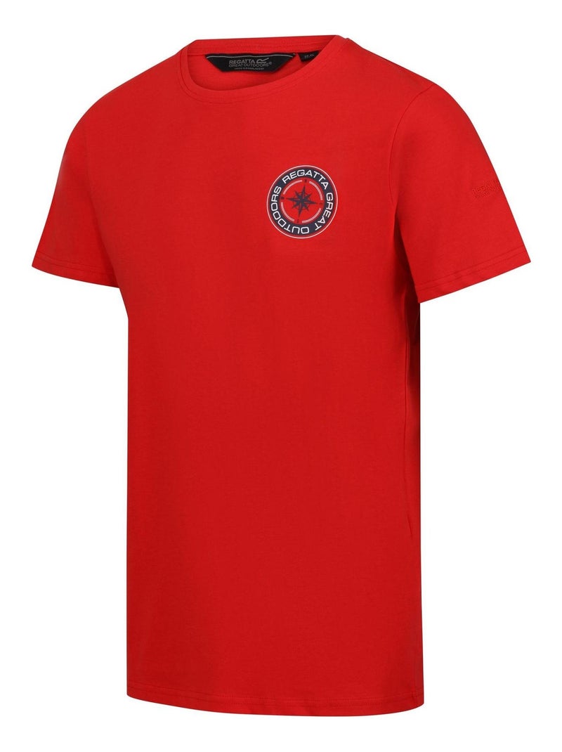 Regatta - T-shirt CLINE Rouge foncé - Kiabi