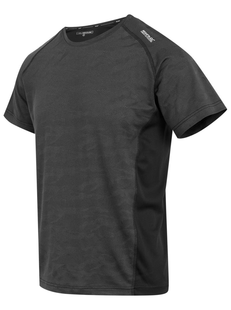 Regatta - T-shirt CORBALLIS Noir Noir - Kiabi