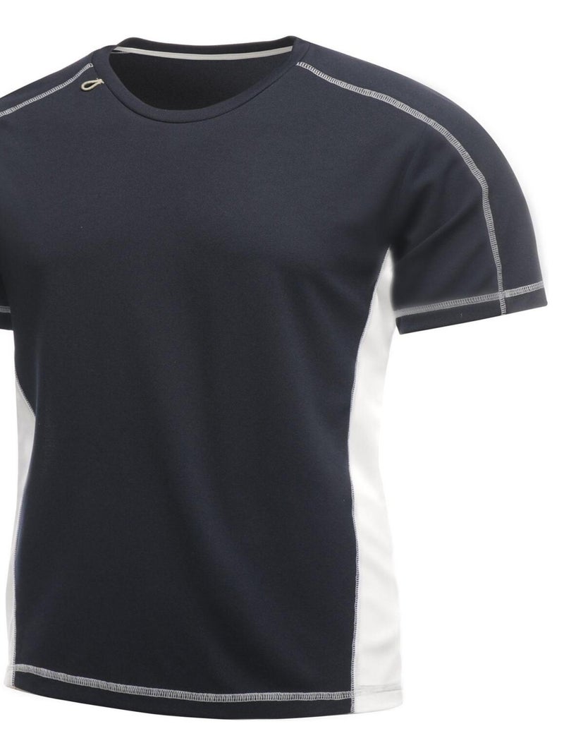 Regatta - T-shirt de sport BEIJING Bleu Bleu marine Blanc - Kiabi