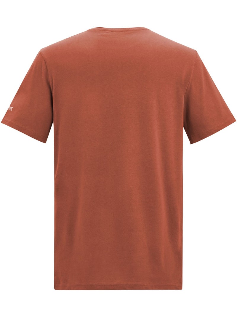 Regatta - T-shirt de sport léger et uni TAIT Rouge brique - Kiabi