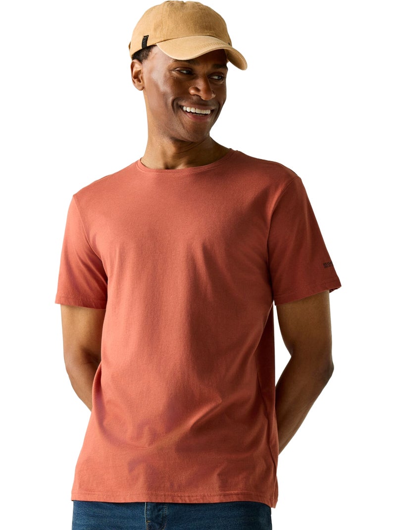 Regatta - T-shirt de sport léger et uni TAIT Rouge brique - Kiabi