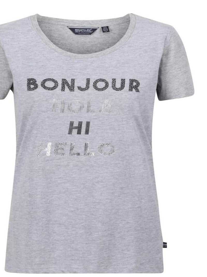 Regatta - T-shirt FILANDRA Gris Argenté - Kiabi