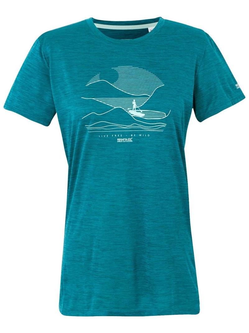 Regatta - T-shirt FINGAL Bleu - Kiabi
