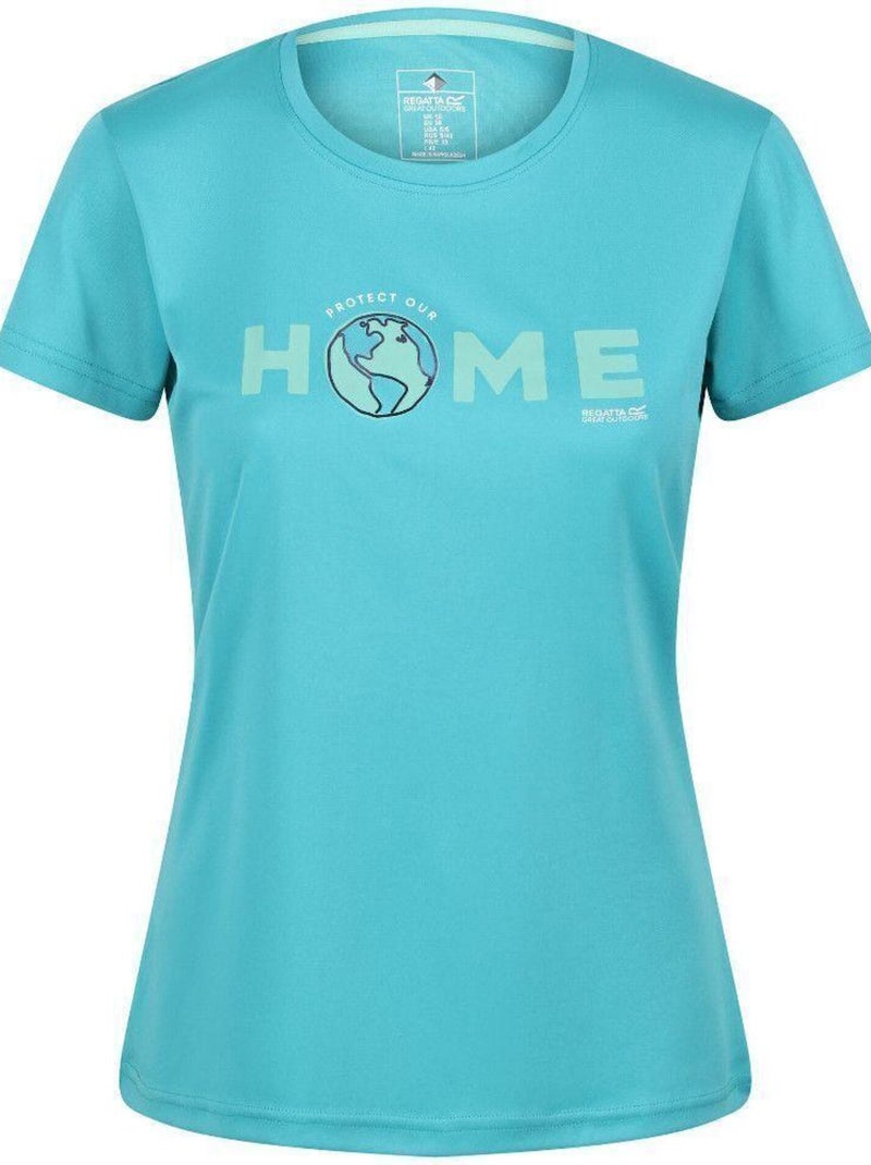 Regatta - T-shirt FINGAL Bleu turquoise - Kiabi