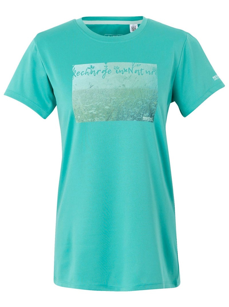 Regatta - T-shirt FINGAL Bleu turquoise - Kiabi