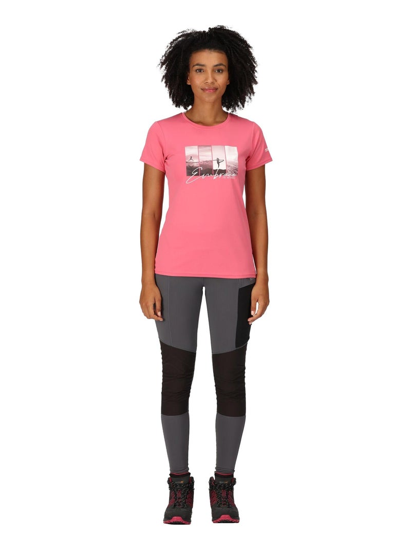 Regatta - T-shirt FINGAL EMBRACE THE OUTDOORS Rose - Kiabi