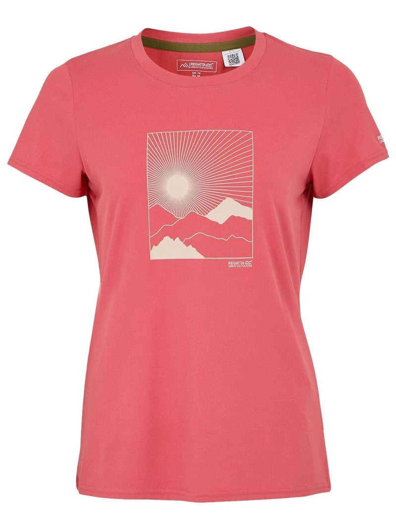 Regatta - T-shirt FINGAL Orange mandarine - Kiabi