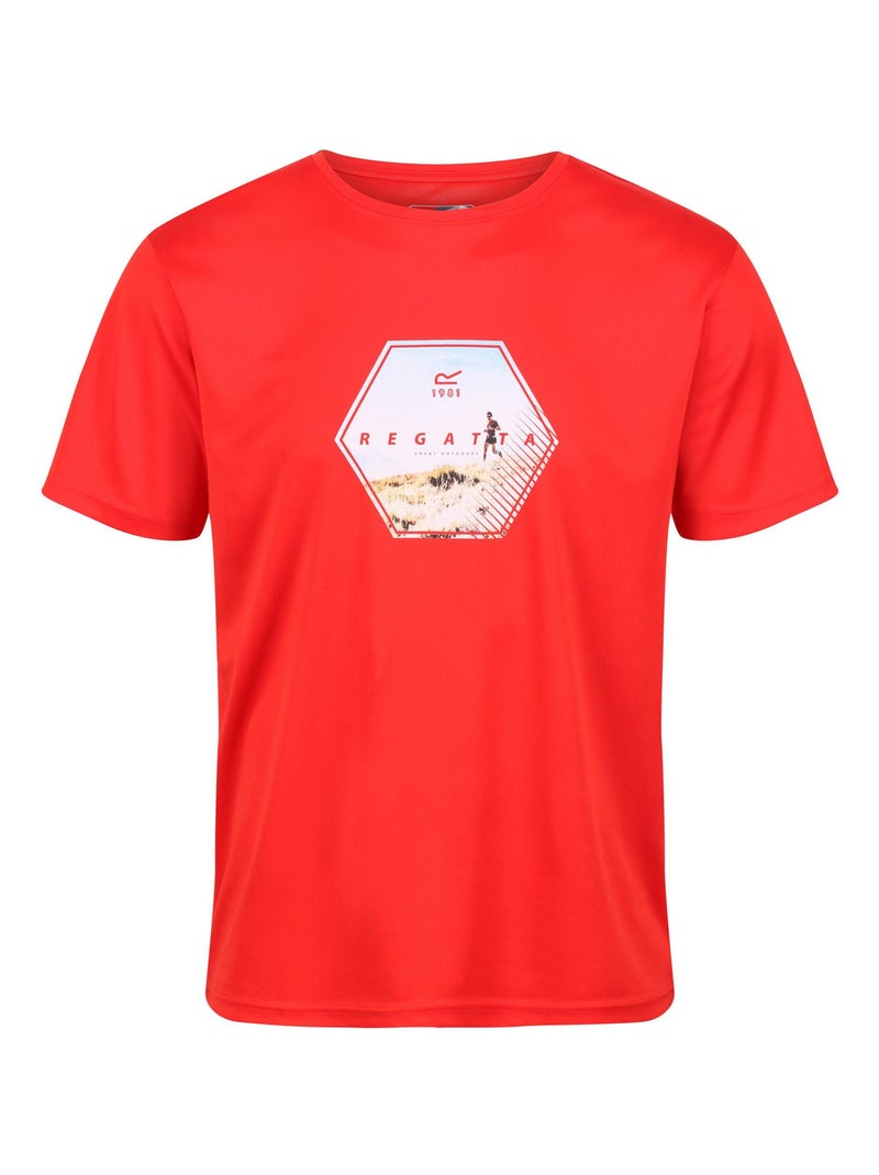 Regatta - T-shirt FINGAL Rouge clair - Kiabi