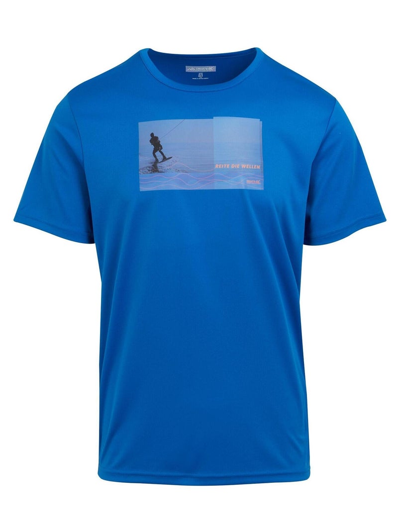 Regatta - T-shirt FINGAL SLOGAN REITE DIE WELLEN Bleu - Kiabi