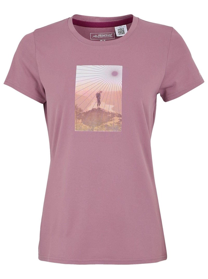 Regatta - T-shirt FINGAL Violet - Kiabi