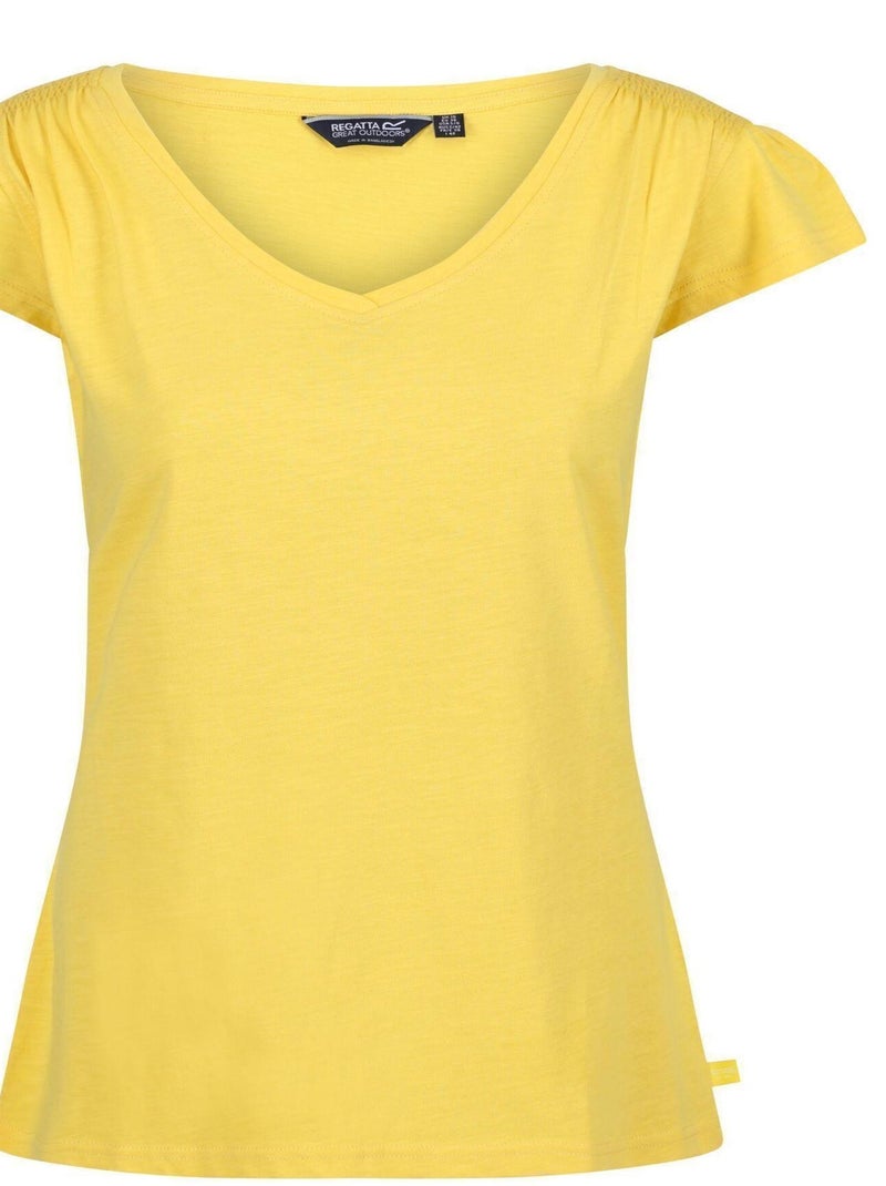 Regatta - T-shirt FRANCINE Jaune foncé - Kiabi