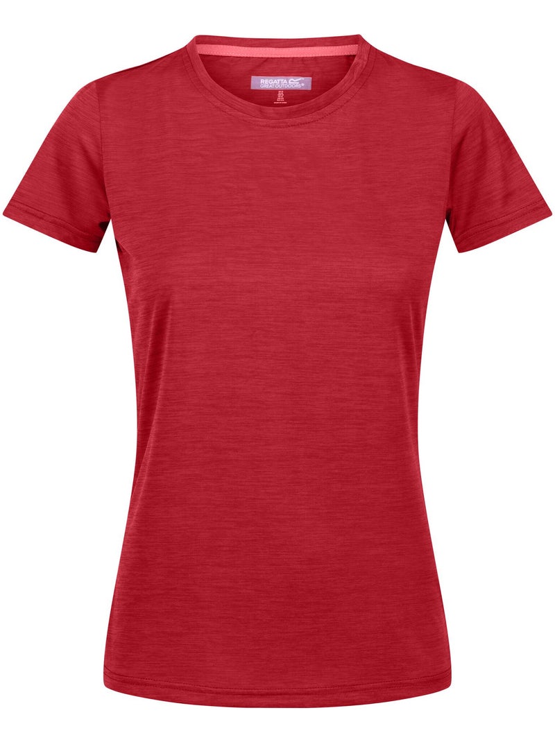 Regatta - T-shirt JOSIE GIBSON FINGAL EDÇaION Rouge foncé - Kiabi