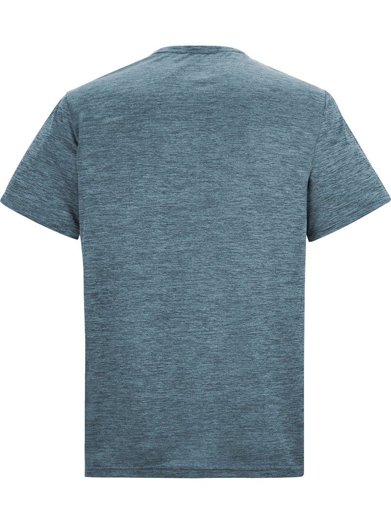Regatta - T-shirt manches courtes FINGAL EDITION Bleu ardoise - Kiabi