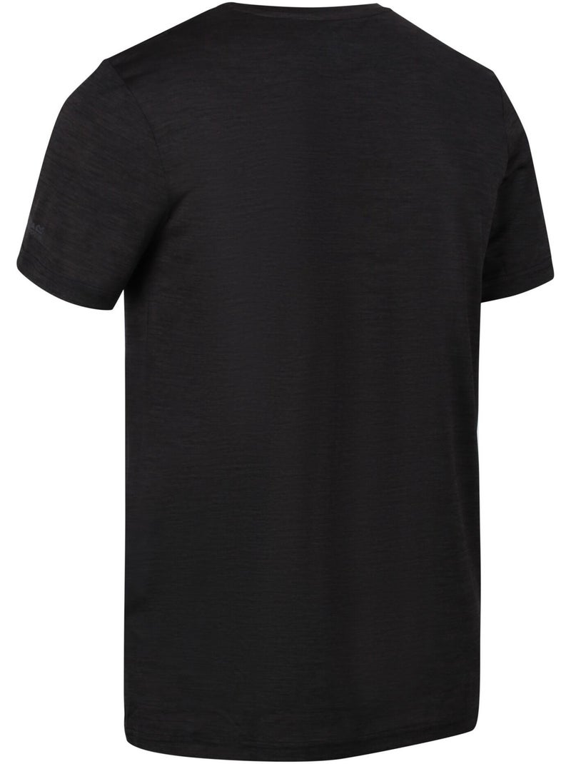 Regatta - T-shirt manches courtes FINGAL EDITION Noir ébène - Kiabi