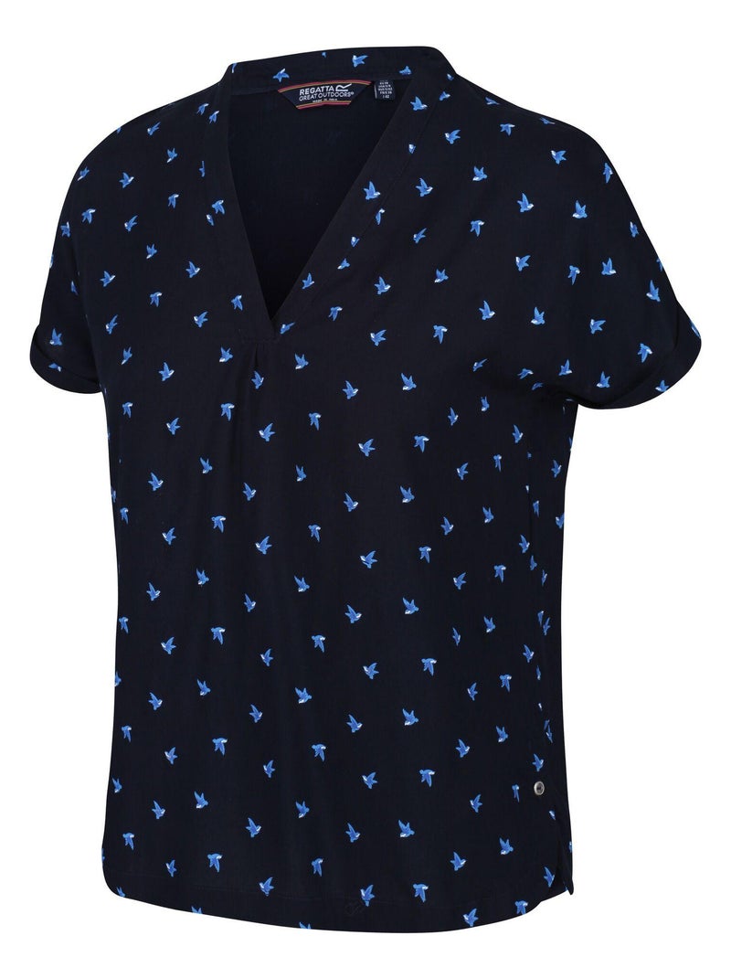 Regatta - T-shirt manches courtes JACINDA Bleu marine - Kiabi