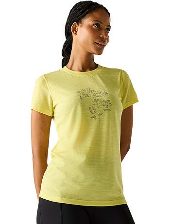 Regatta - T-shirt manches courtes motif/style fleurs sauvages ESCADE