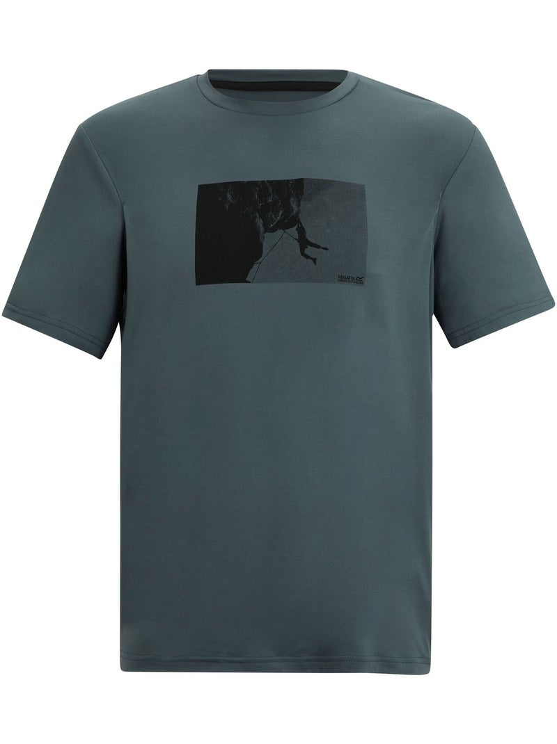 Regatta - T-shirt manches courtes motif/style imprimé FINGAL Gris foncé - Kiabi