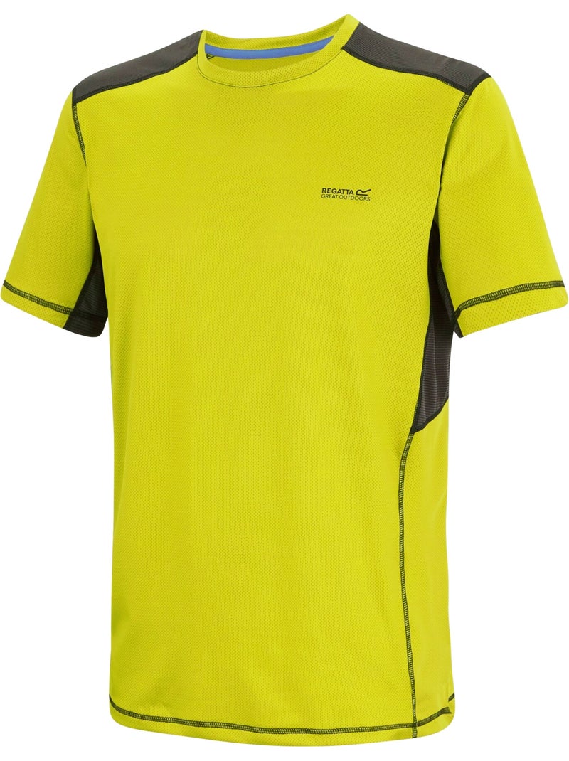 Regatta - T-shirt manches courtes motif/style logo VIRDA Jaune - Kiabi