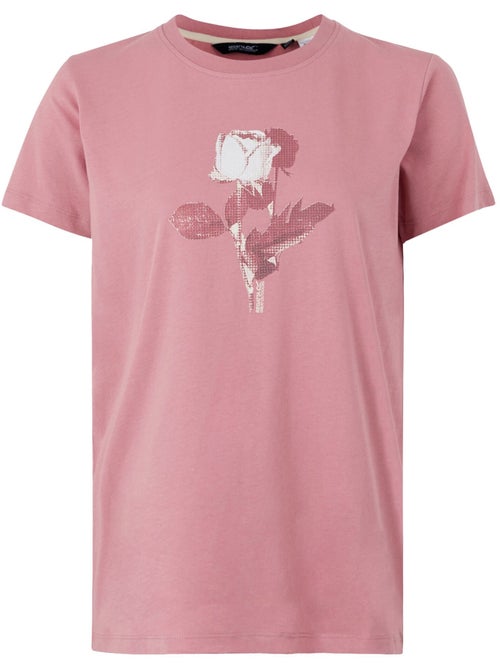Regatta - T-shirt manches courtes motif/style rose FILANDRA - Kiabi