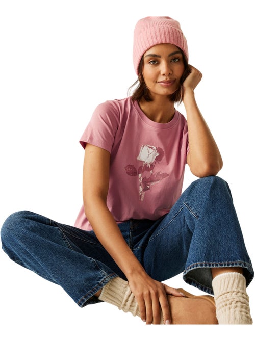 Regatta - T-shirt manches courtes motif/style rose FILANDRA - Kiabi