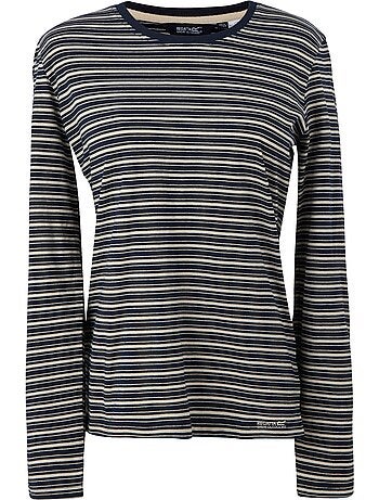 Regatta - T-shirt manches longues motif/style à rayures FEDERICA