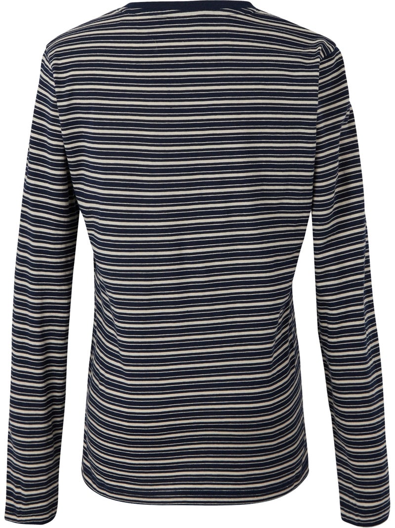 Regatta - T-shirt manches longues motif/style à rayures FEDERICA Bleu marine - Kiabi