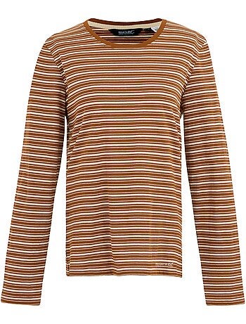 Regatta - T-shirt manches longues motif/style à rayures FEDERICA