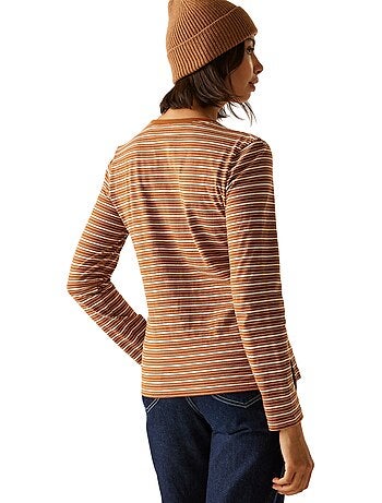 Regatta - T-shirt manches longues motif/style à rayures FEDERICA
