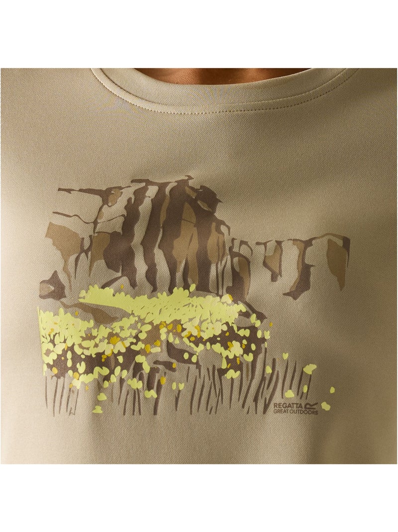 Regatta - T-shirt motif/style art abstrait FINGAL Beige - Kiabi