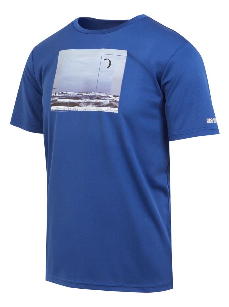 Regatta - T-shirt motif/style Bord de mer FINGAL Bleu roi - Kiabi