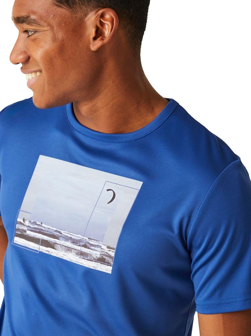 Regatta - T-shirt motif/style Bord de mer FINGAL Bleu roi - Kiabi
