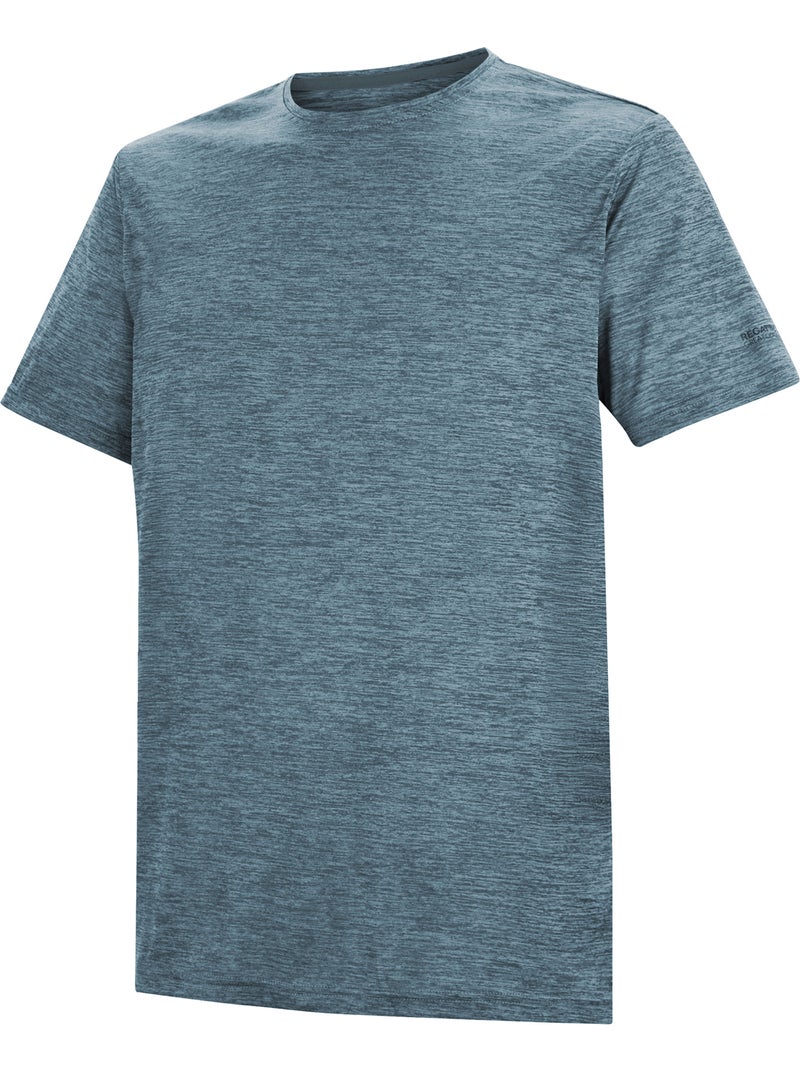 Regatta - T-shirt motif/style Chiné FINGAL EDITION Bleu ardoise - Kiabi