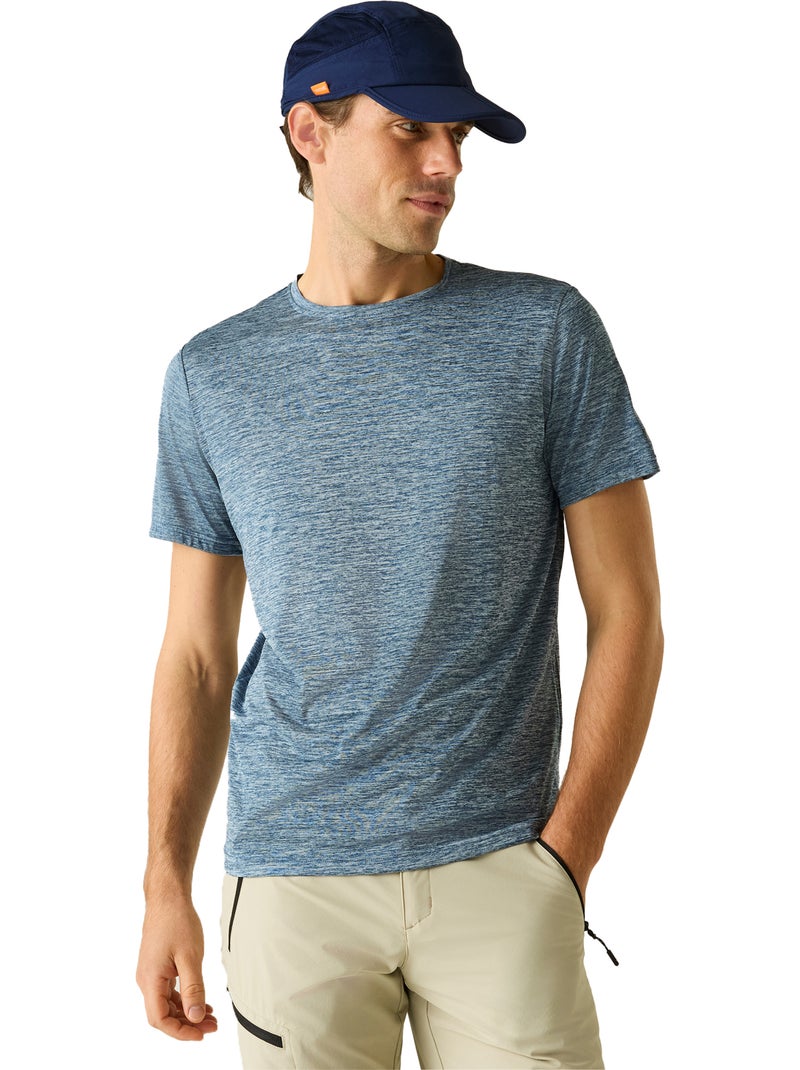 Regatta - T-shirt motif/style Chiné FINGAL EDITION Bleu ardoise - Kiabi