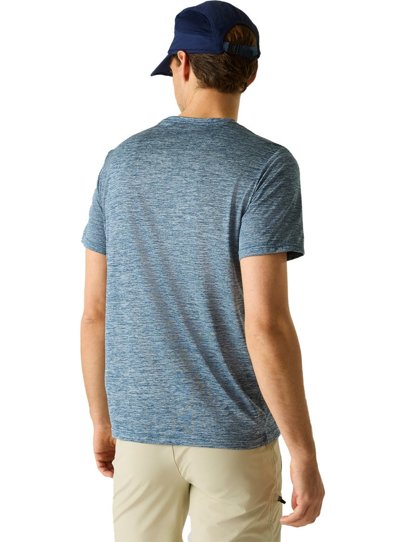 Regatta - T-shirt motif/style Chiné FINGAL EDITION Bleu ardoise - Kiabi