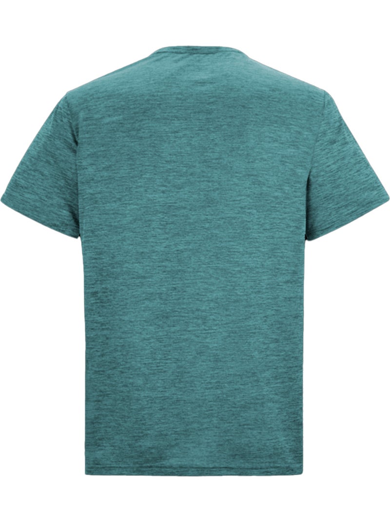 Regatta - T-shirt motif/style Chiné FINGAL EDITION Bleu clair - Kiabi