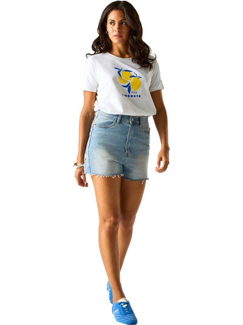 Regatta - T-shirt motif/style citron FILANDRA LIMONATA Blanc - Kiabi
