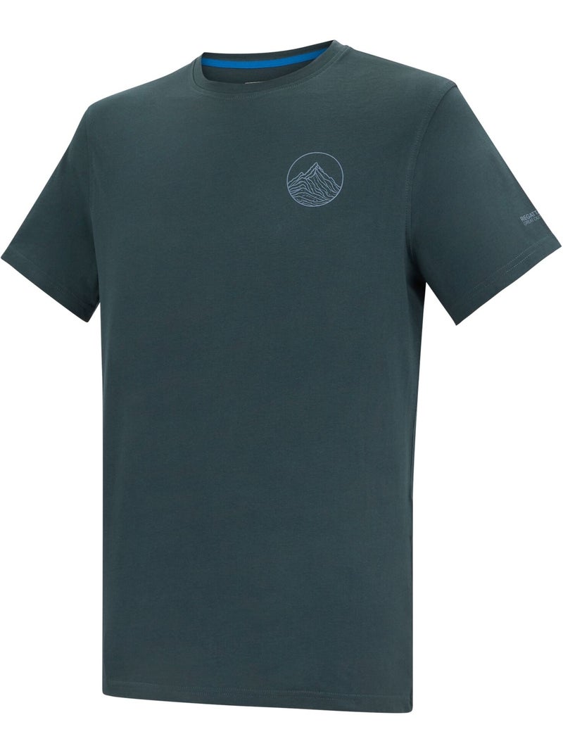 Regatta - T-shirt motif/style dessin au trait BREEZED Bleu nuit - Kiabi