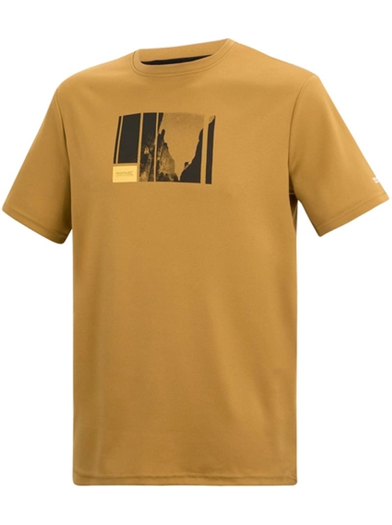 Regatta - T-shirt motif/style escalade en montagne FINGAL Marron - Kiabi