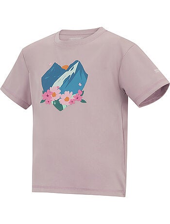 Regatta - T-shirt motif/style fleur et montagne ARIA