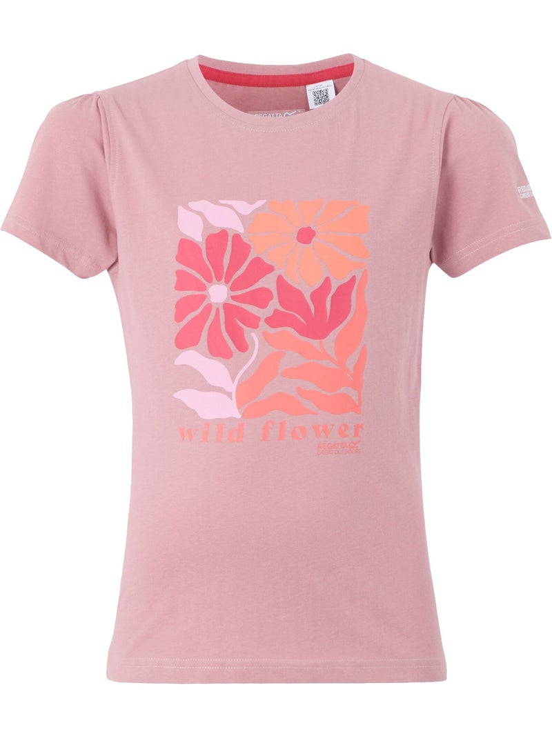 Regatta - T-shirt motif/style fleurs sauvages BOSLEY Mauve lilas - Kiabi