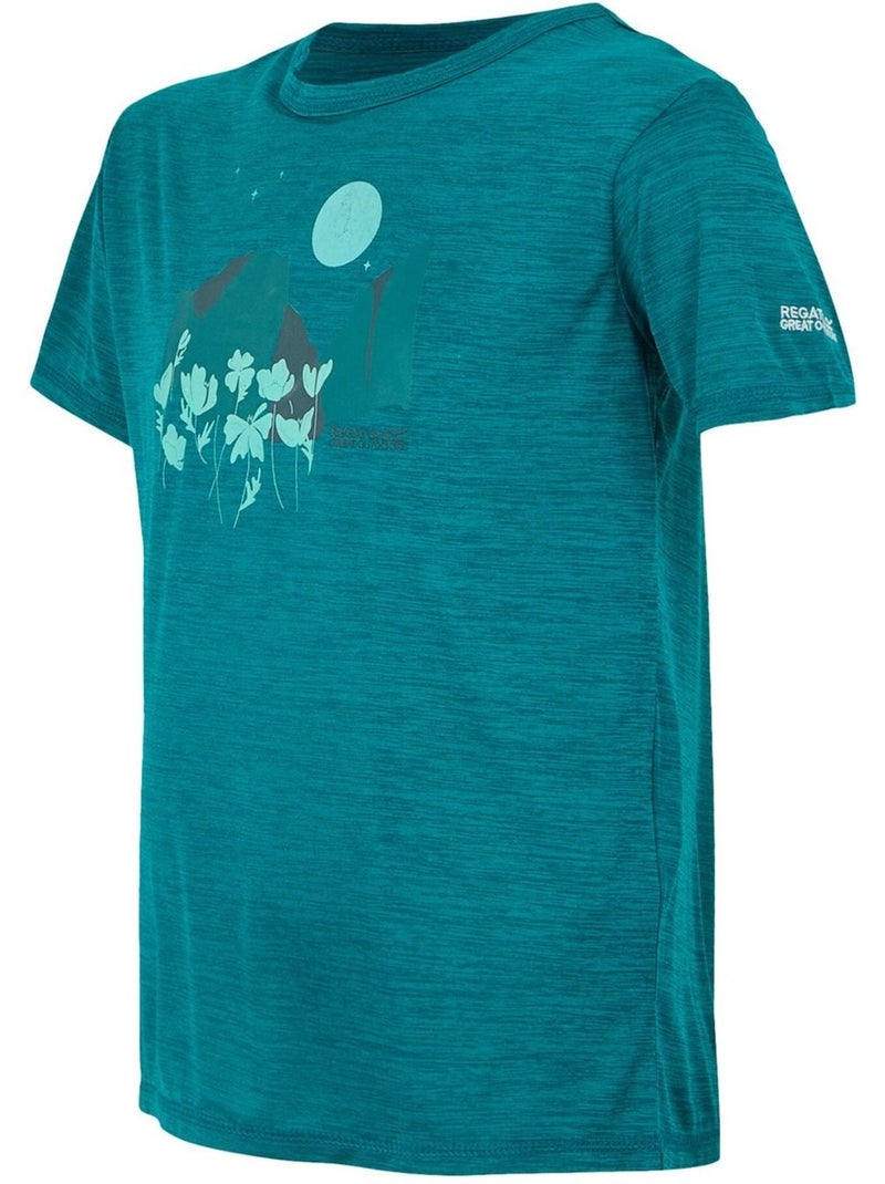 Regatta - T-shirt motif/style Floral ALVARADO Bleu - Kiabi