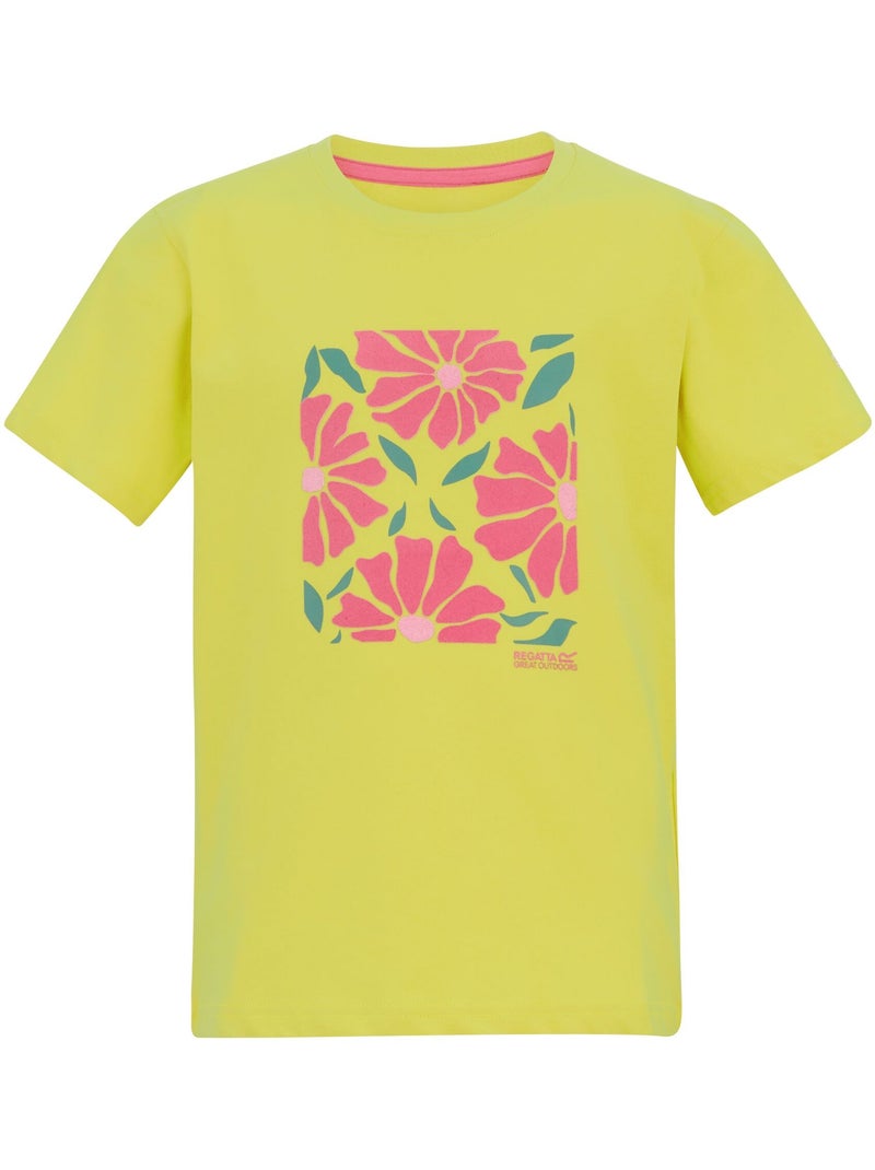 Regatta - T-shirt motif/style floral BOSLEY Jaune pâle - Kiabi
