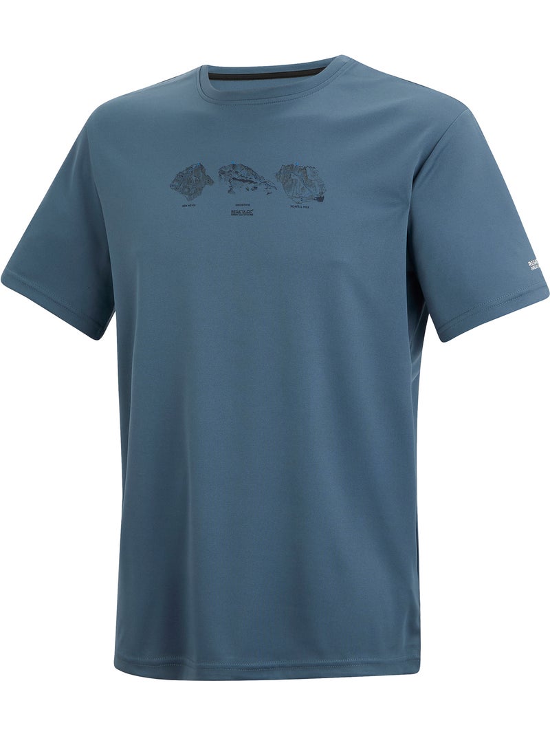 Regatta - T-shirt motif/style illustration FINGAL Bleu - Kiabi