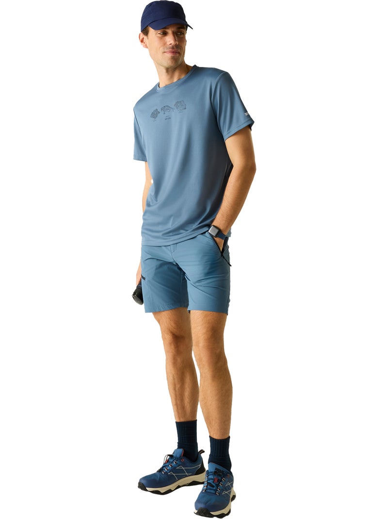 Regatta - T-shirt motif/style illustration FINGAL Bleu - Kiabi