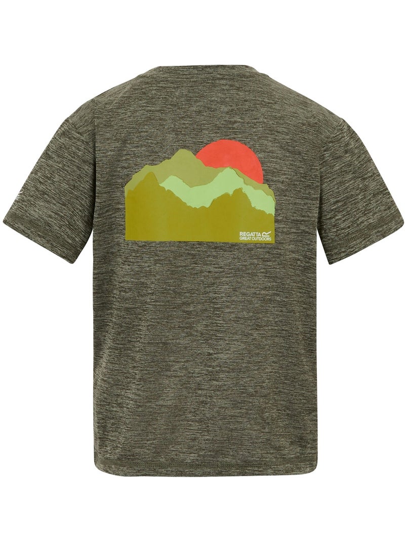 Regatta - T-shirt motif/style imprimé au dos ALVARADO Kaki - Kiabi