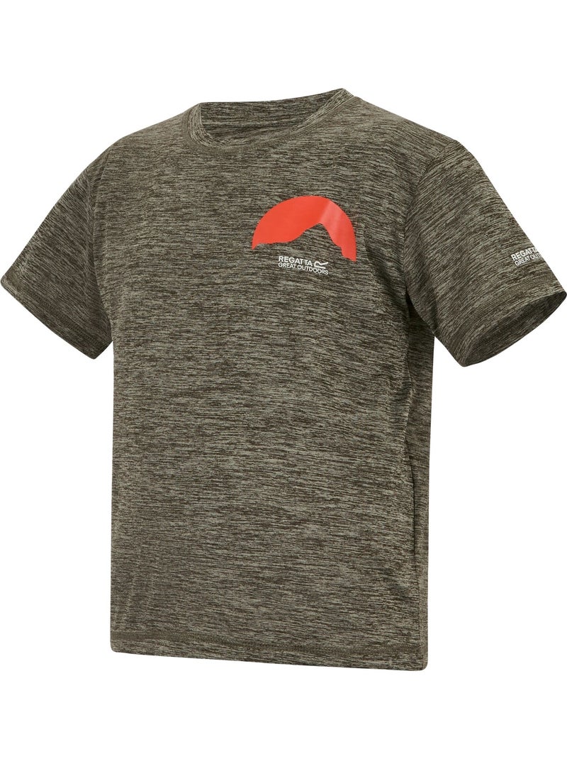 Regatta - T-shirt motif/style imprimé au dos ALVARADO Kaki - Kiabi