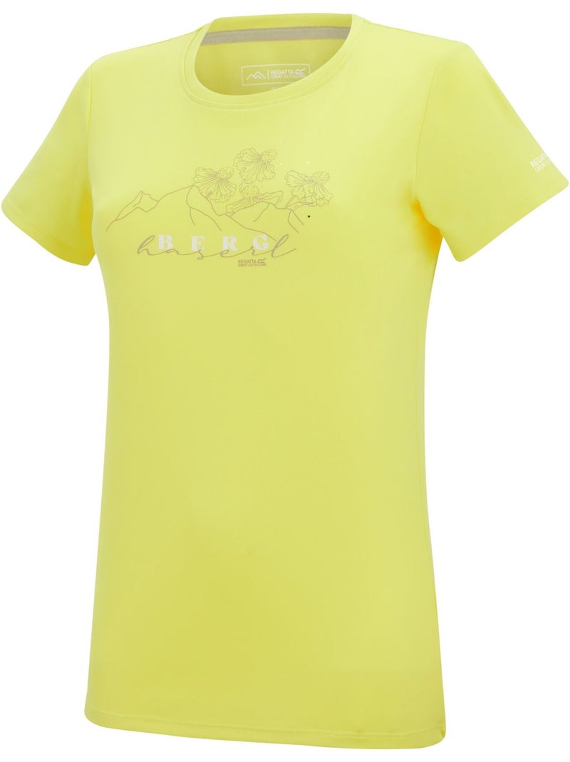 Regatta - T-shirt motif/style imprimé graphique FINGAL Jaune pâle - Kiabi