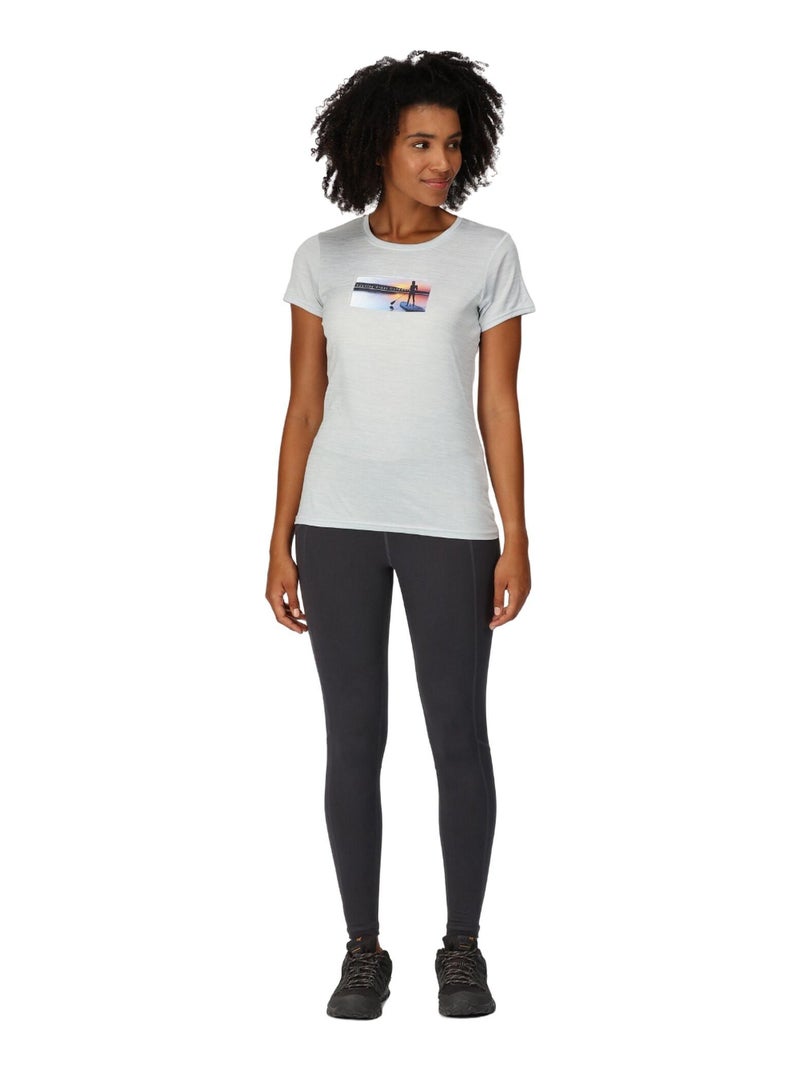 Regatta - T-shirt motif/style Lac FINGAL Gris moyen - Kiabi