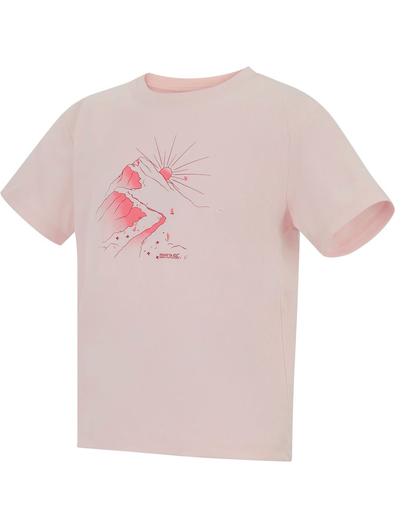 Regatta - T-shirt motif/style lever du soleil ARIA Rose lotus - Kiabi