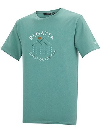 Regatta - T-shirt motif/style lignes ondulées CLINE